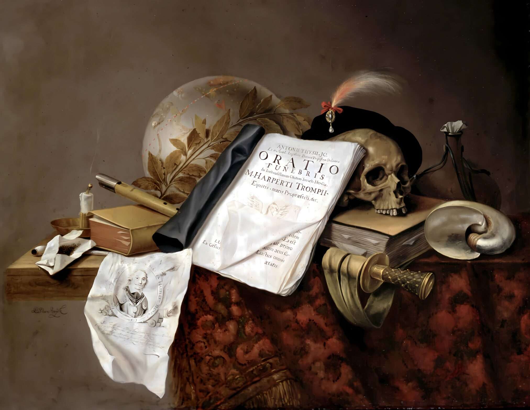 Выражение memento mori (помни о смерти) — это предостережение, напоминающее нам о том, что даже если мы живем настоящим и наслаждаемся молодостью, здоровьем и жизнью в целом, все это иллюзия. Наше нынешнее благополучие никоим образом не гарантирует нам избежания смерти. Поэтому мы должны помнить, что все люди в конце концов умирают, и этого невозможно избежать.
