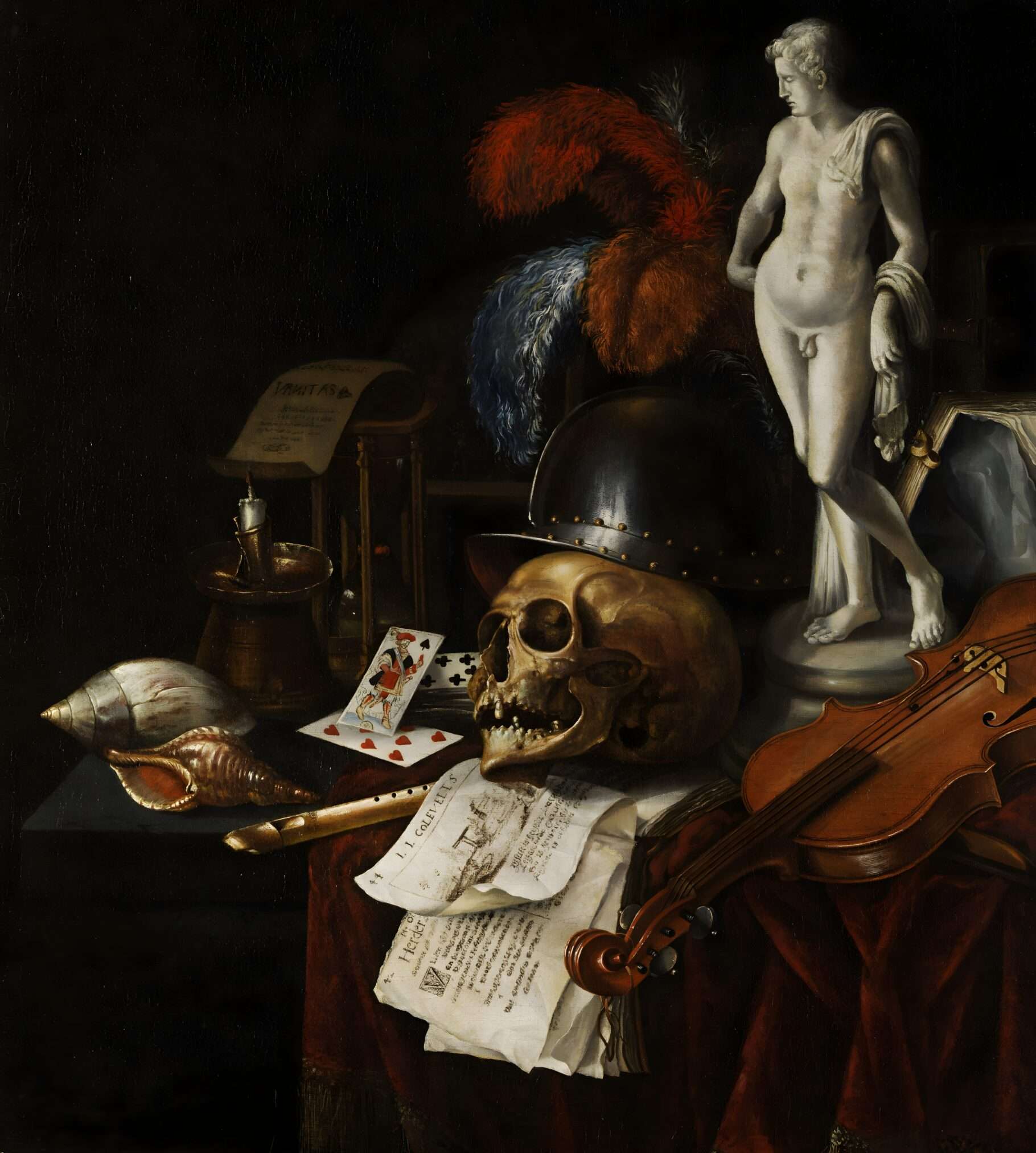 Подобно теме ванитас, тема memento mori имеет долгую историю, восходящую к древним временам, особенно к искусству Древнего Рима и Греции. Эта тема получила широкую популярность в Средние века благодаря мотиву danse macabre , который служит визуальной иллюстрацией высказывания memento mori.